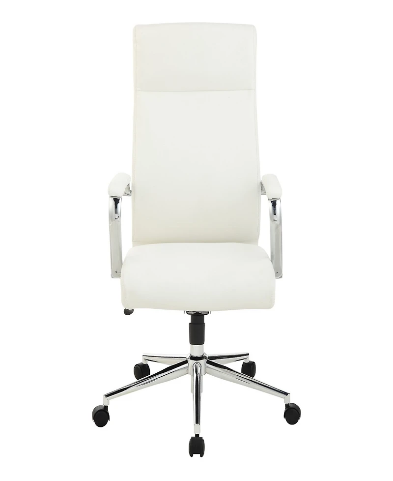 Office Star 48" Fabric, Chrome High Back Manager's Chair