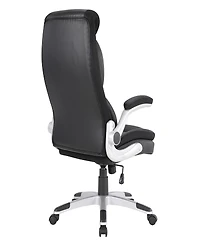 Office Star 49.5" Leather, Nylon Executive Bonded Leather Chair