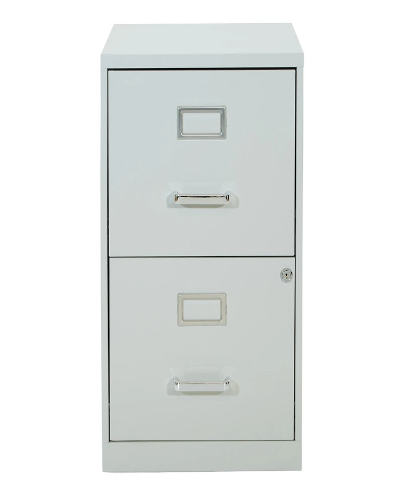 Office Star 23.5" 2 Drawer Locking Metal File Cabinet