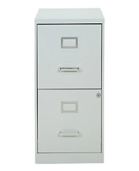 Office Star 23.5" 2 Drawer Locking Metal File Cabinet