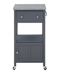 Office Star 36" Wood Fairfax Kitchen Cart