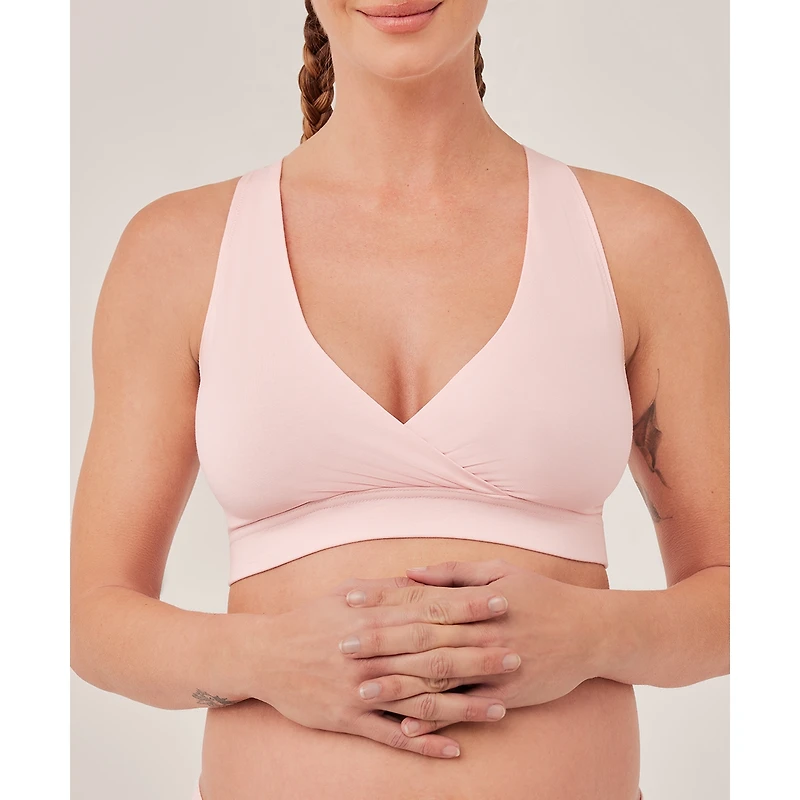 Pact Maternity Organic Cotton Nursing Bralette