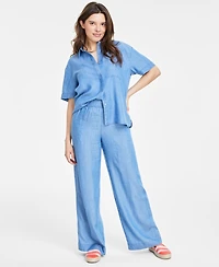 On 34th Women's Easy Button Front Shirt, Created for Macy's