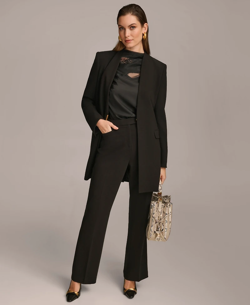 Donna Karan New York Women's Collarless Hardware Blazer, Regular & Petite Sizes