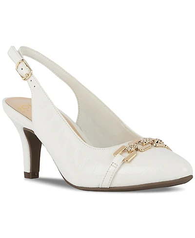 Jones New York Women's Gildyy Pave Chain Slingback Pumps