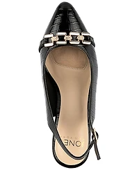 Jones New York Women's Gildyy Pave Chain Slingback Pumps
