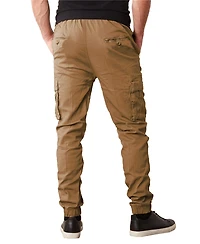 Galaxy By Harvic Men's Slim Fit Stretch Cargo Jogger Pants