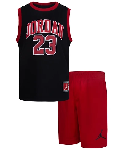 Jordan Little Boys 23 Jersey 2-Piece Set