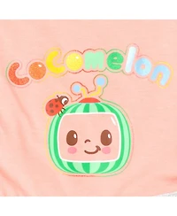 CoComelon Girls Tulle Dress Logo Pink Toddler| Child