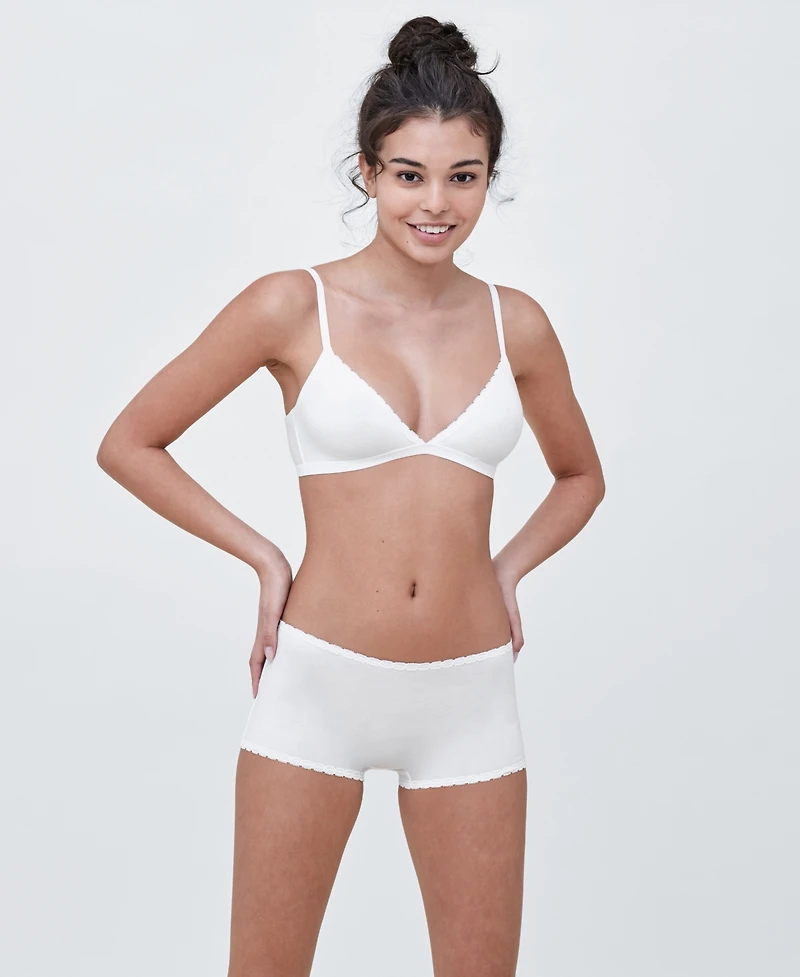 Women's Adorned Cotton Boyshort