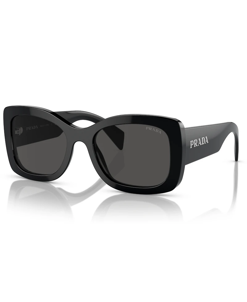 Prada Lettering Oval Women's Sunglasses