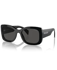Prada Lettering Oval Women's Sunglasses