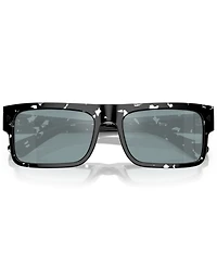 Prada Signature Rectangular Men's Sunglasses, Pr A10S