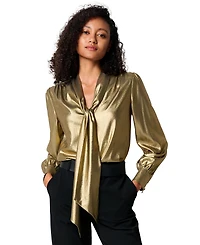 Lilysilk Women's Bow Tie Silk Blouse