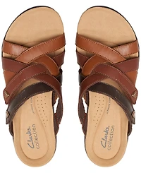 Clarks Laurieann Bali Strappy Platform Slide Sandals