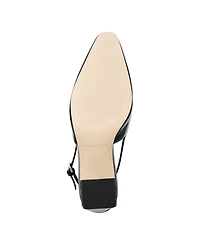 Marc Fisher Women's Lethe Block Heel Pointy Toe Dress Pumps