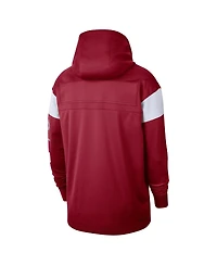 Men's Nike Crimson Oklahoma Sooners Jersey Performance Pullover Hoodie
