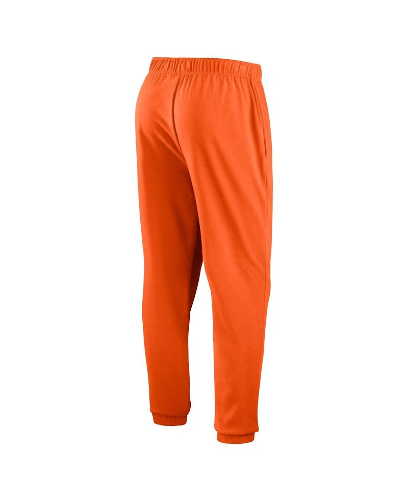 Men's Fanatics Orange Philadelphia Flyers Chop Block Fleece Sweatpants