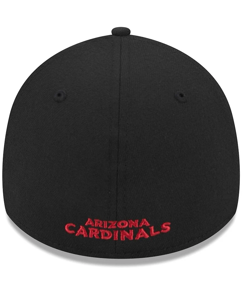 Men's New Era Black Arizona Cardinals Main 39THIRTY Flex Hat