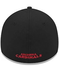 Men's New Era Black Arizona Cardinals Main 39THIRTY Flex Hat