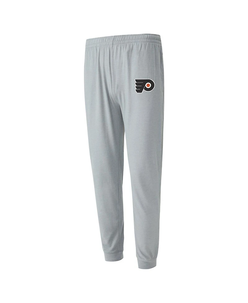 Men's Concepts Sport Gray, Orange Philadelphia Flyers Meter Pullover Sweatshirt and Jogger Pants Set