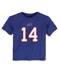 Toddler Boys and Girls Nike Stefon Diggs Royal Buffalo Bills Player Name Number T-shirt