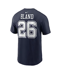 Men's Nike DaRon Bland Navy Dallas Cowboys Player Name and Number T-shirt