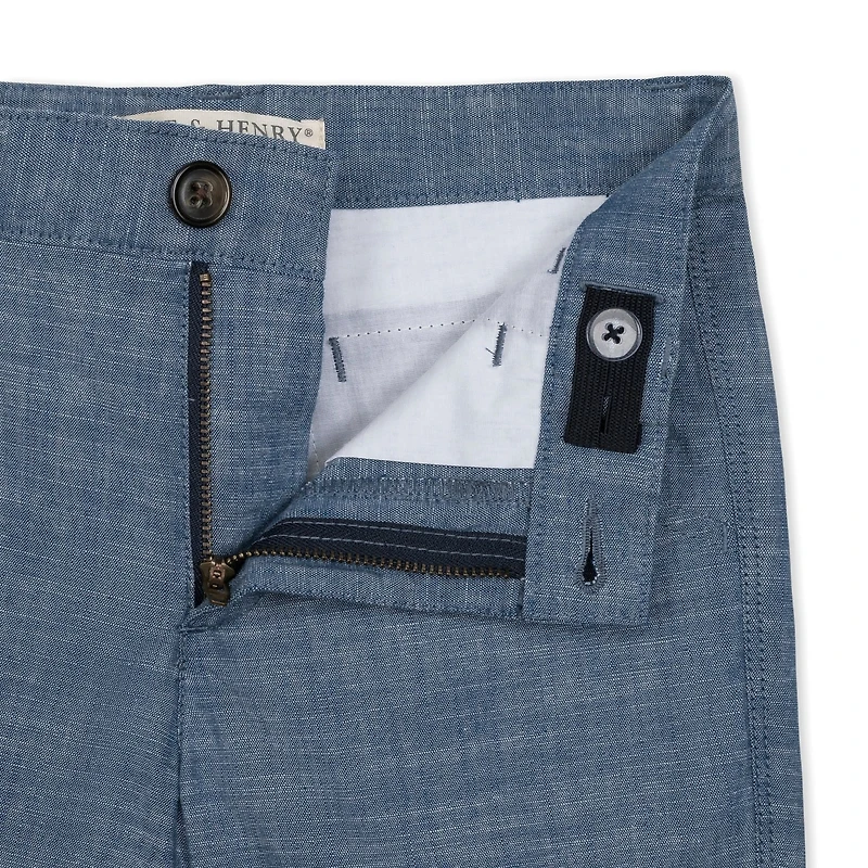 Hope & Henry Baby Boys Organic Cotton Chambray Short
