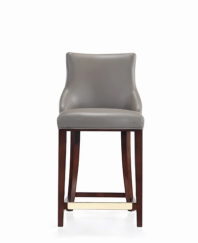 Manhattan Comfort Shubert Leatherette Upholstered Counter Stool