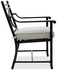 Wythburn Mix and Match Scroll Outdoor Dining Chair, Created for Macy's