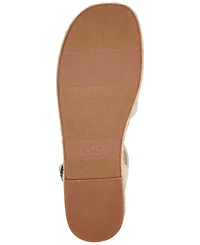 Toms Women's Abby Open Toe Flat Sandals