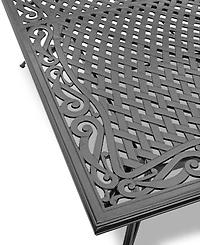 Wythburn Mix and Match 64" Square Cast Aluminum Outdoor Dining Table