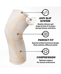 Powerlix Small Knee Sleeve: Support for Running, Basketball, Weightlifting, Gym