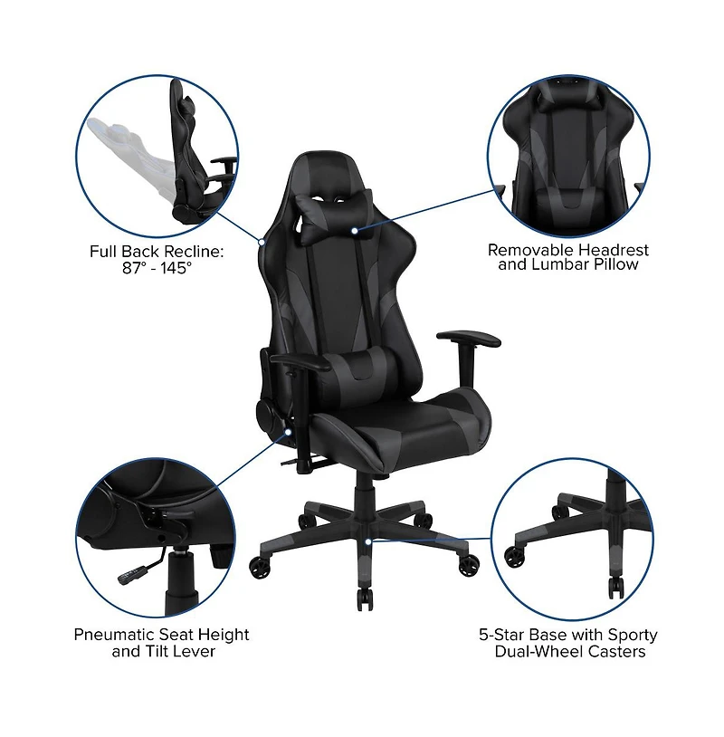 Z200 Gaming Chair Racing Office Ergonomic Computer Pc With Reclining Back