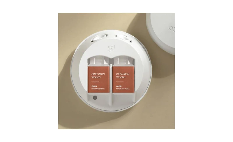 Pura - Cinnamon Woods - Smart Home Air Diffuser Fragrance - Smart Home Scent Refill - Up to 120-Hours of Premium Fragrance per Refill