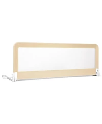 59 Inch Folding Breathable Baby Bed Rail Guard with Safety Strap
