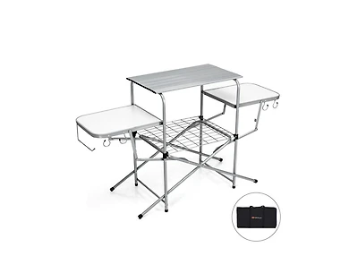 Foldable Outdoor Bbq Table Grilling Stand