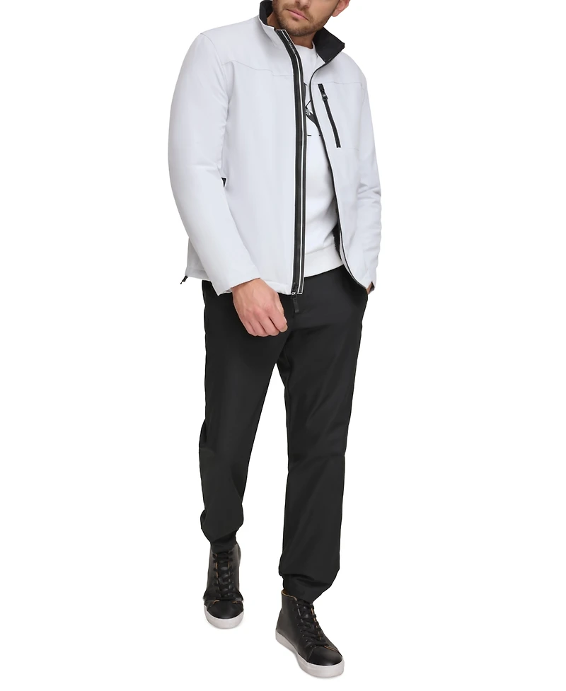 Calvin Klein Men's Sherpa Lined Classic Soft Shell Jacket