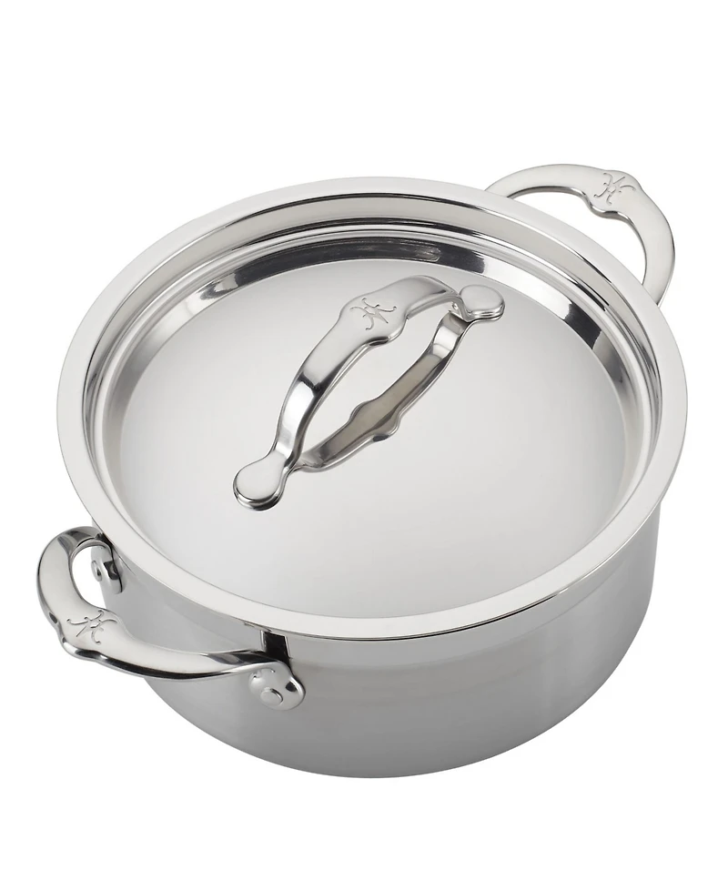 ProBond Clad Stainless Steel 3-Quart Covered Soup Pot
