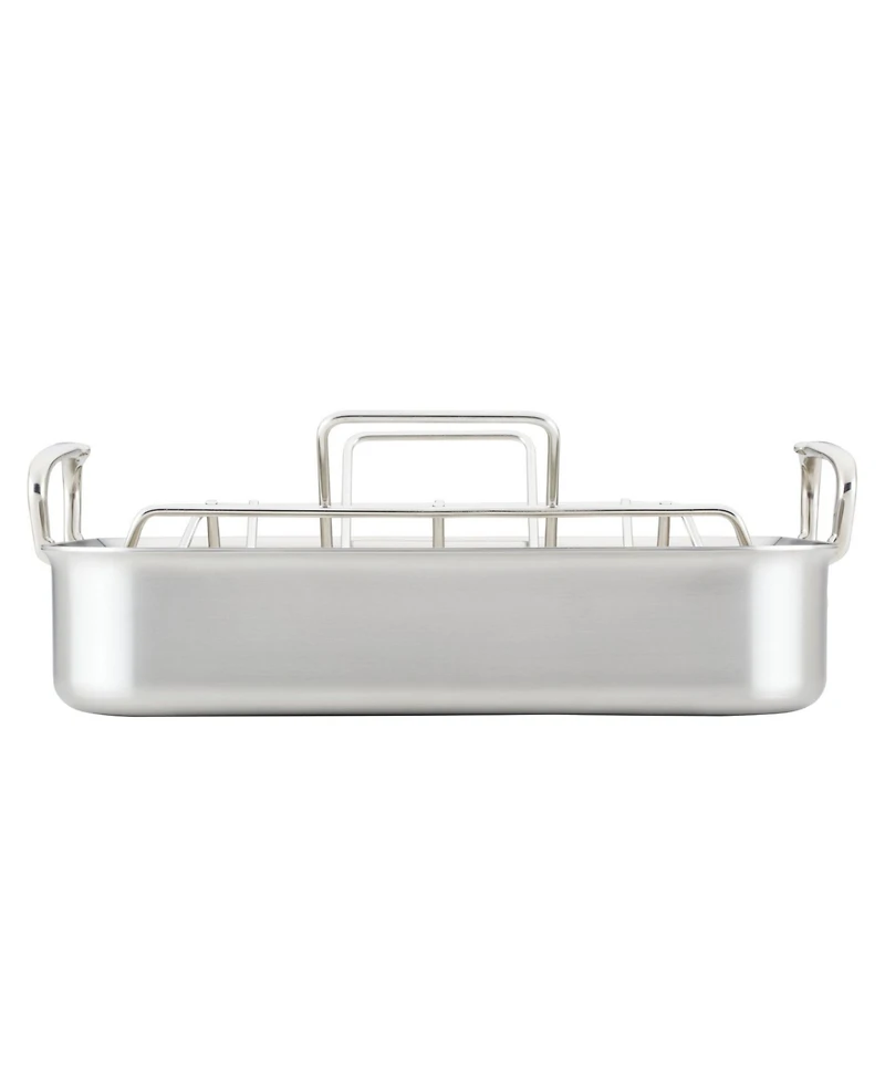 Hestan Provisions Classic Clad Large Roaster with Rack