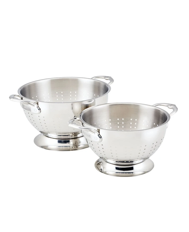 Hestan Provisions Stainless Steel 2-Piece Colander Set