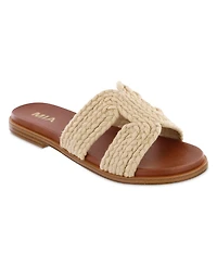 Mia Women's Poet Flat Slide Sandals