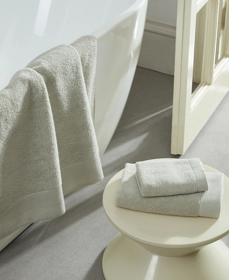 Calvin Klein Entwine Solid Cotton Terry 3-Piece Towel Set