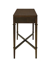 Martha Stewart Kenna 47.5" Fluted 2-Drawer Wood Storage Console Table