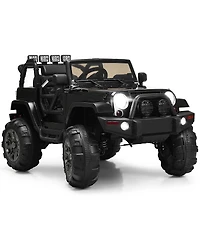 12V Electric Ride On Truck with Parental Remote Control and Led Lights