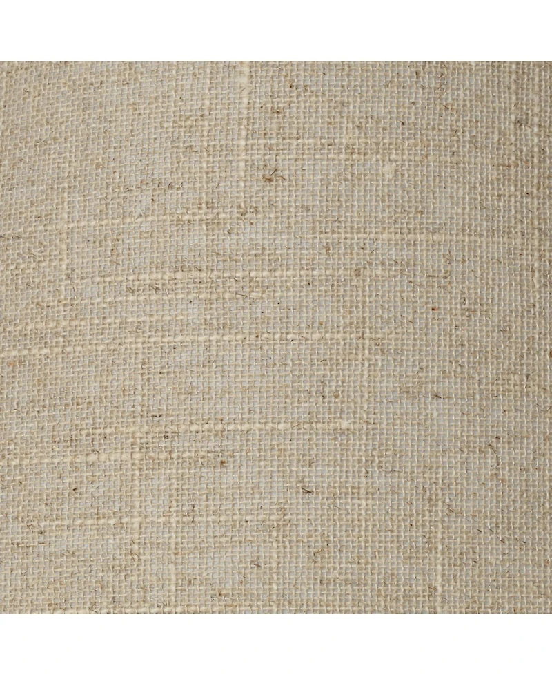 Springcrest Set of 2 Empire Lamp Shades Fine Burlap Medium 6.5" Top x 15" Bottom x 10.75" Slant Spider Replacement Harp and Finial
