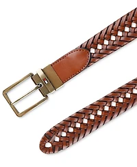 Tommy Hilfiger Men's Reversible Lace Logo Belt