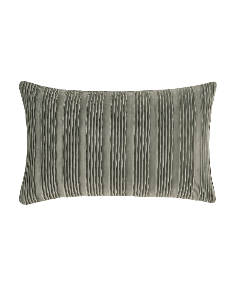 J Queen New York Townsend Wave Lumbar Decorative Pillow Cover, 16" x 26"