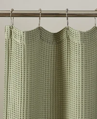 Calvin Klein Waffle Solid Textured Shower Curtain, 70" x 72"