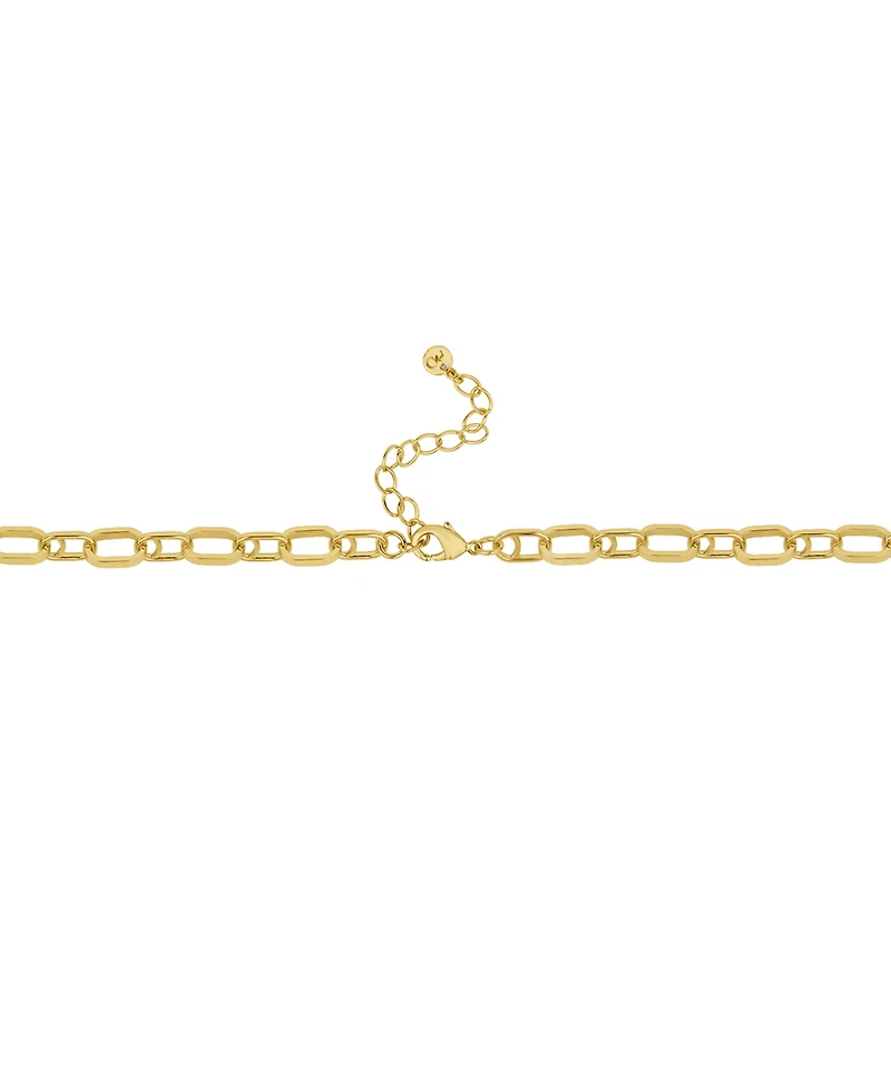 And Now This 18K Gold Plated or Silver Link Chain Necklace